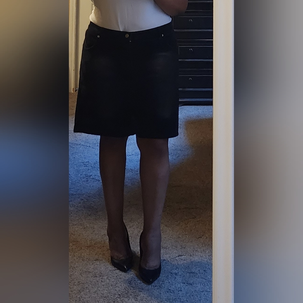 Corduroy Skirt Black